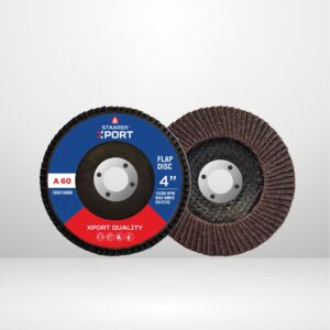 4" Export Flap Disc – 60 GRID Brown Fused Aluminum Oxide (244RB-60)