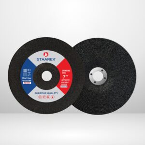 7" Grinding Disc – 6.6 mm Double Nets Heavy-Duty Black Disc