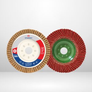 4" Metal Flap Disc – 80 GRID Durable Red Abrasive Disc